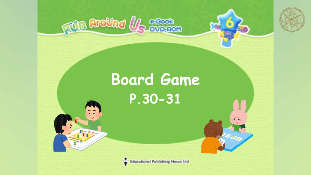 Board Games Focus Word and Sentence